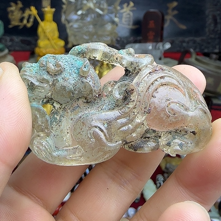 白玉菩提吊坠顺**水精品