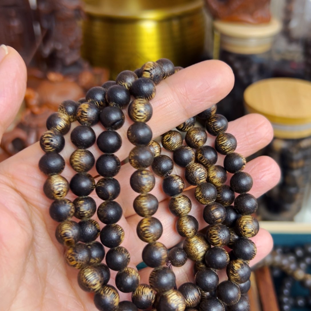 阴沉木年货节福利活动文玩手串摆件把件