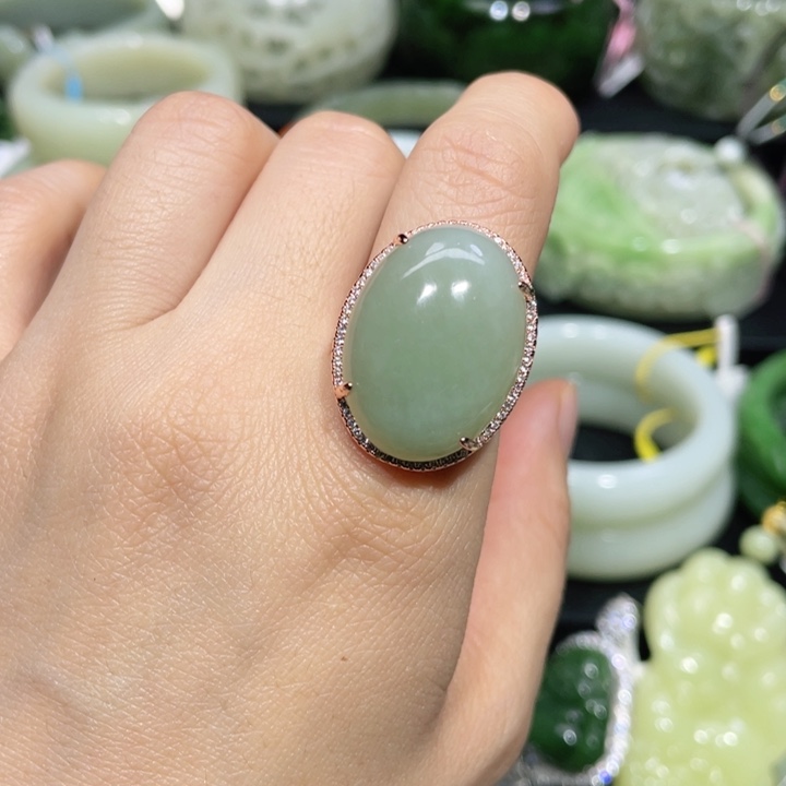 和田玉戒指未镶嵌