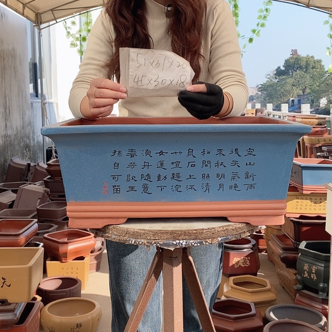 紫砂花盆紫砂花盆