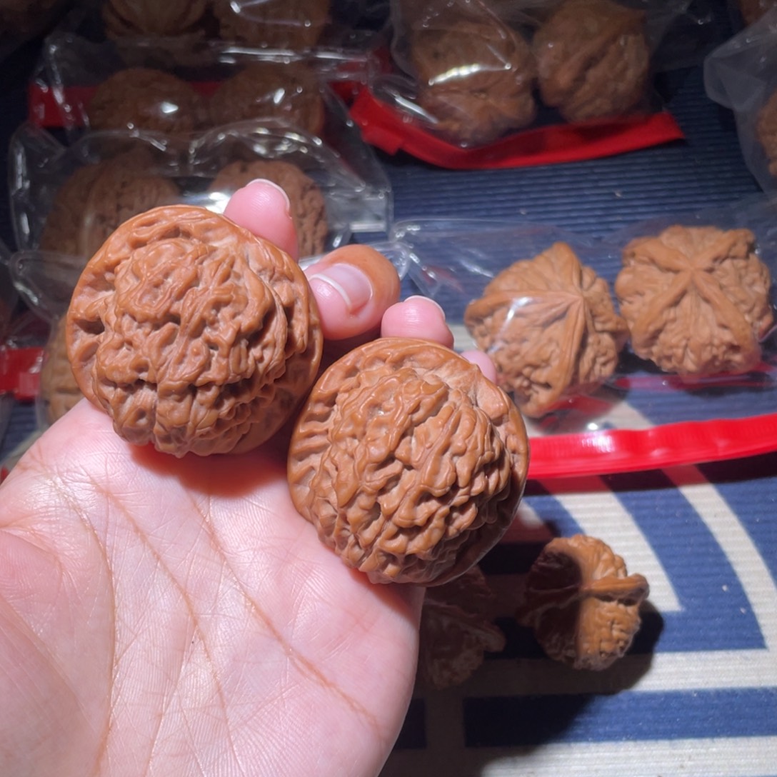 大***飞文玩核桃吊坠莲花42