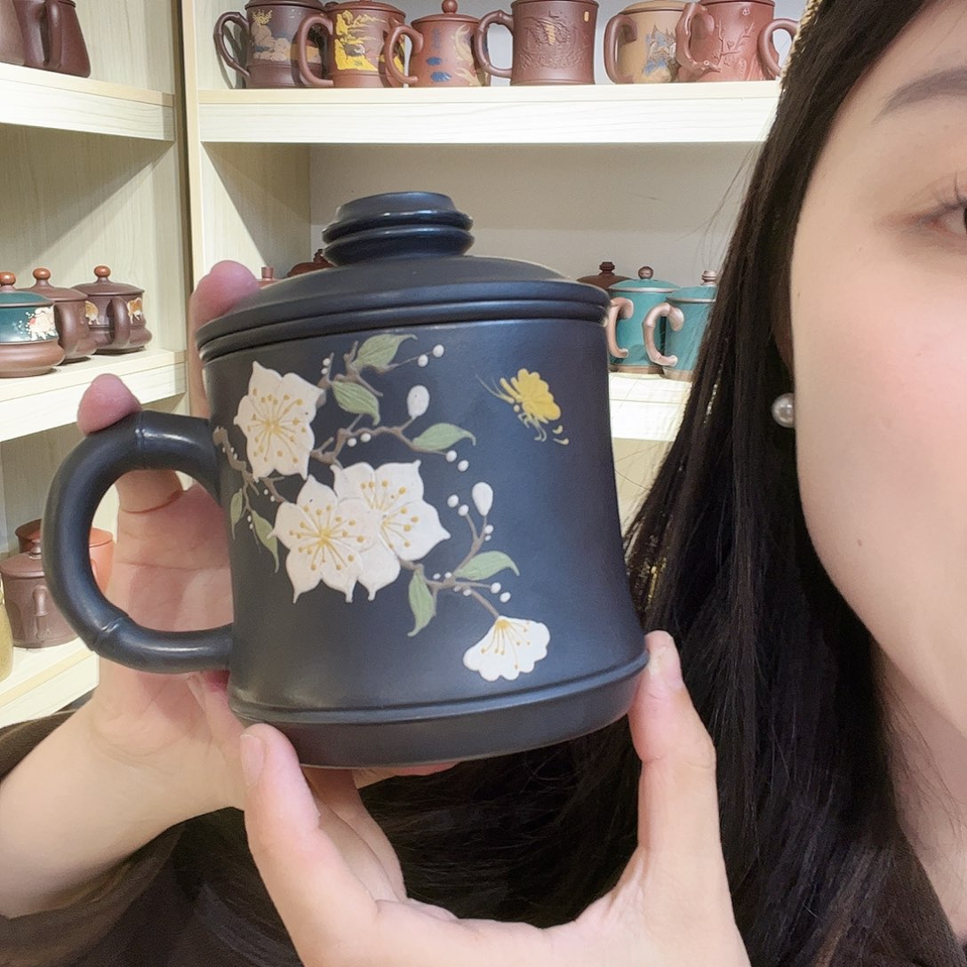 紫砂茶杯全部手都