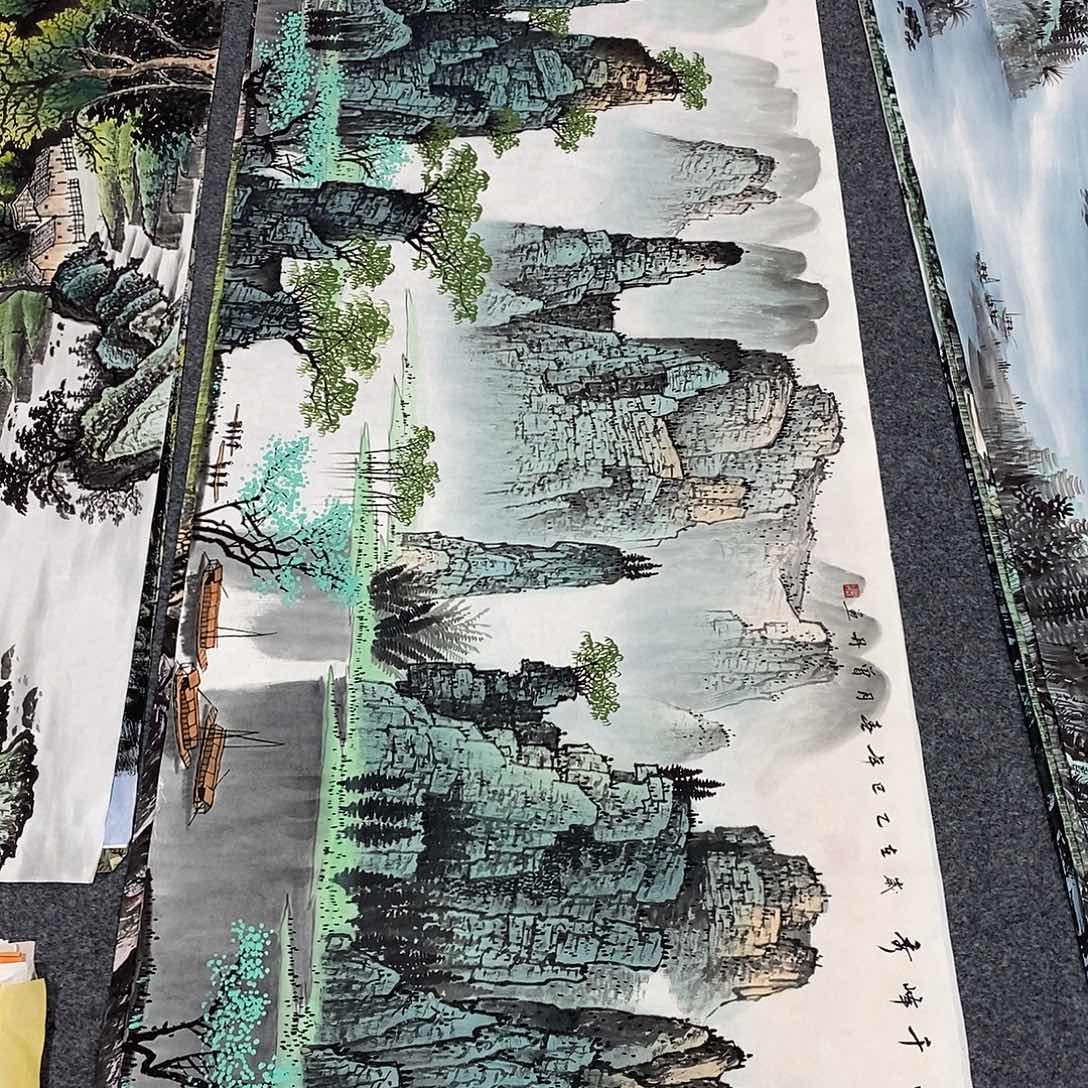 国画画画真的画画画