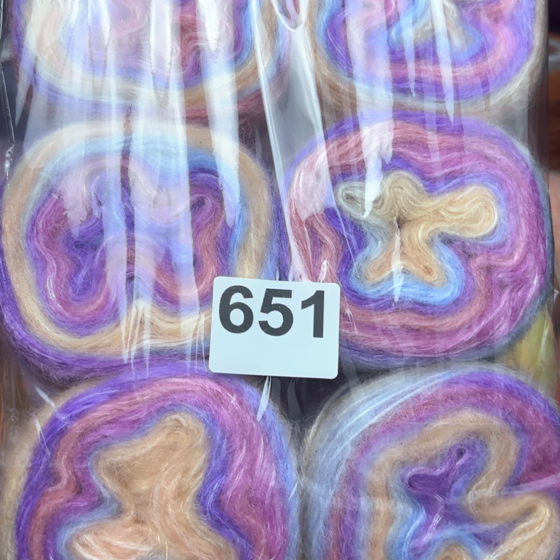 织绣651号真丝马海毛一包