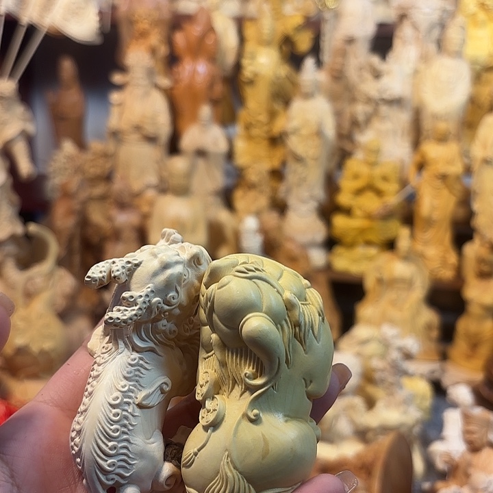 黄杨木黄杨木瑕疵貔貅
