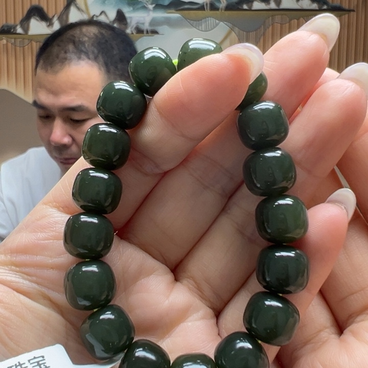 和田玉手链未镶嵌