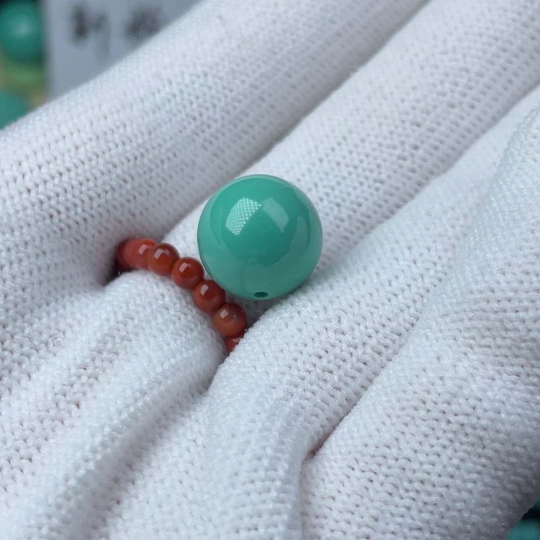 南红玛瑙未镶嵌珠宝半成品12mm圆珠全品