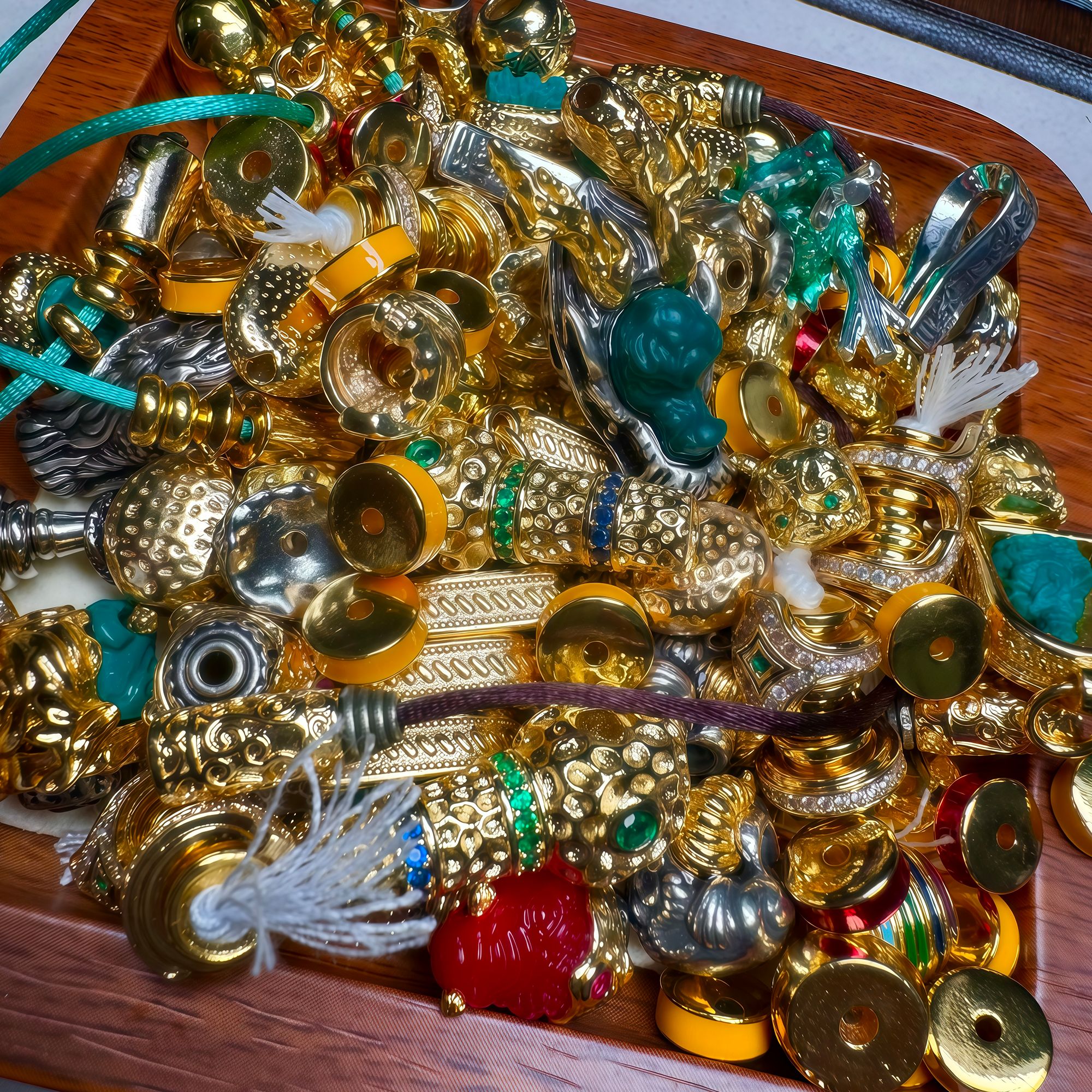 【君子美物】金属铜配文玩珠串高级搭配（直播间链接）