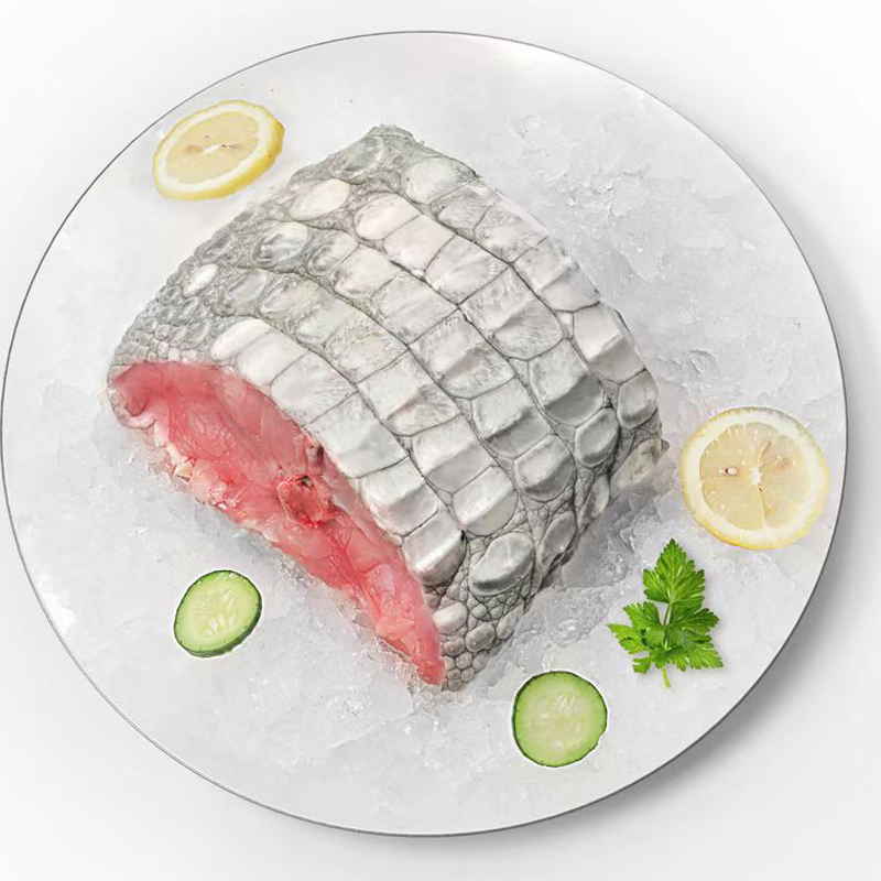 【腩肉/排骨】新鲜现杀带皮鳄鱼肉可用于火锅烧烤煲汤人工养殖