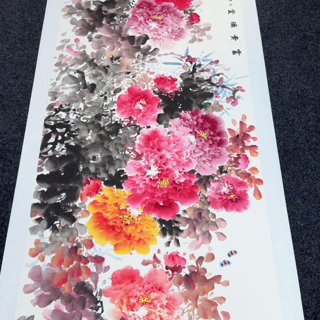 国画纯手绘山水花鸟作品