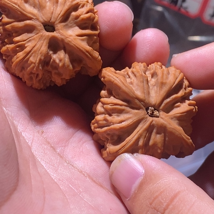 好***7吊坠文玩核桃42全品红狮子