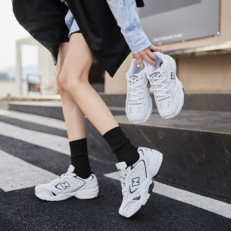 NEW BOLUNE/新百伦608-452夏季上新老爹鞋百搭厚底情侣韩版ins