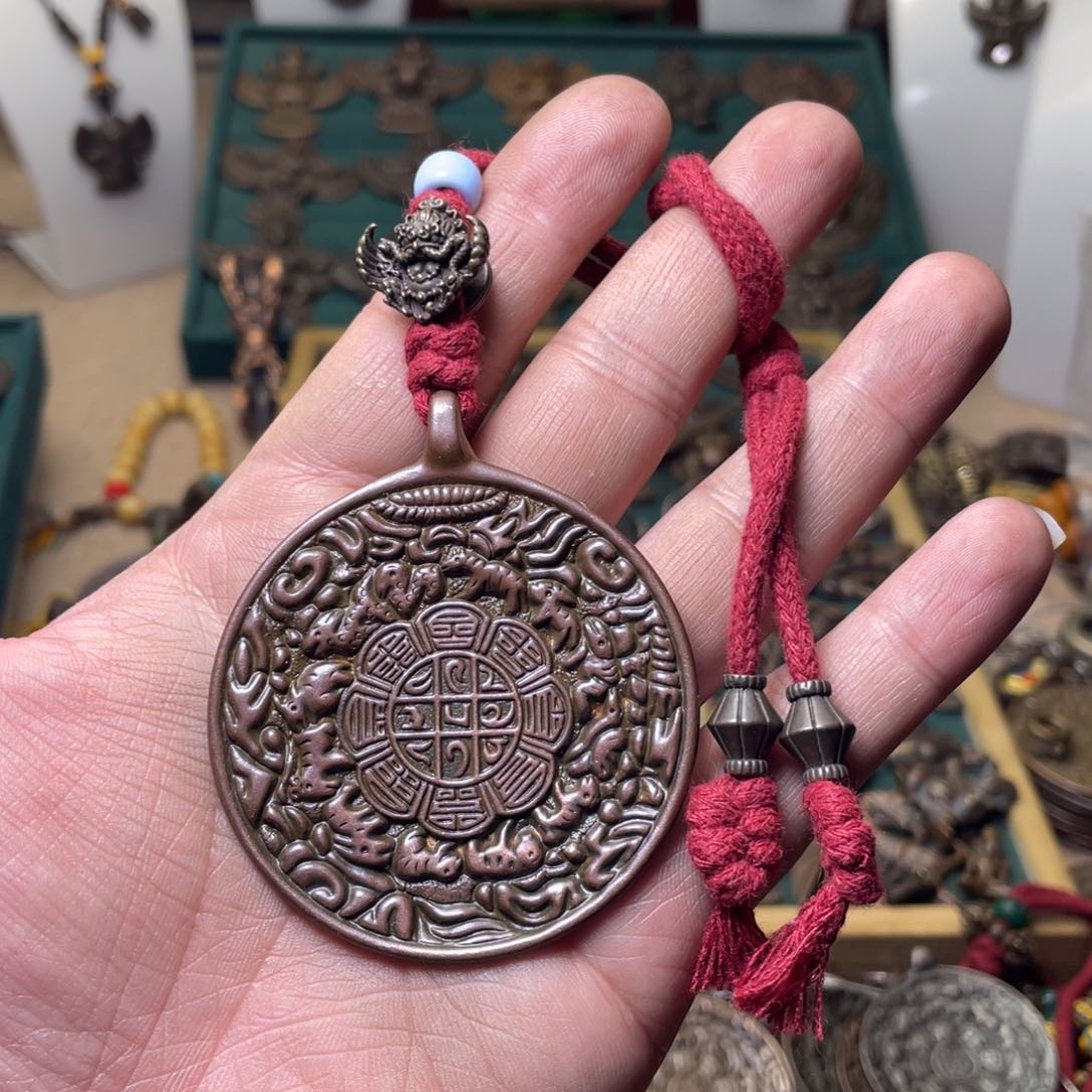 藏传精工莲花九宫