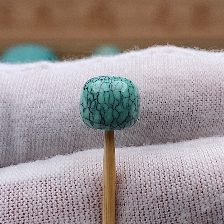 折***叠绿松石未镶嵌珠宝奇石