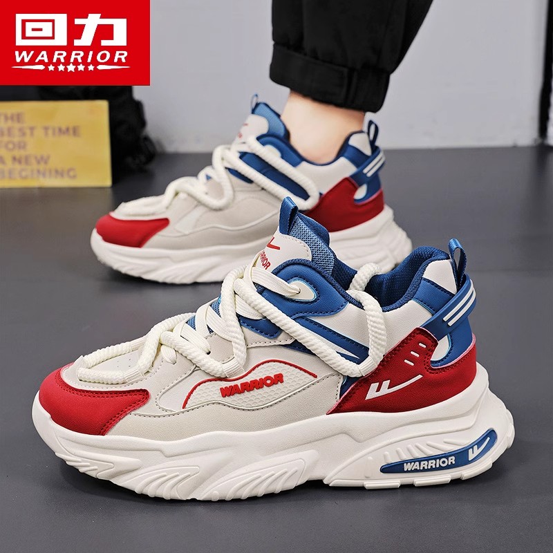 回力男鞋跑步鞋男款2025秋冬新款休闲老爹潮鞋轻便软底减震运动鞋