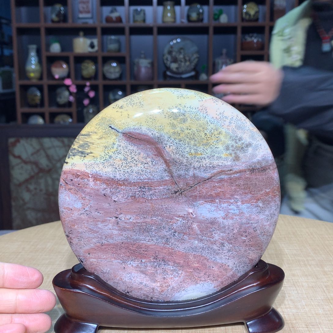 紫砂广西国画石，观赏收藏