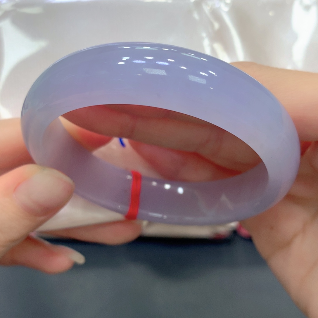 翡翠未镶嵌手镯宽版12