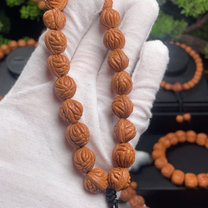 木质类精品桃核手持