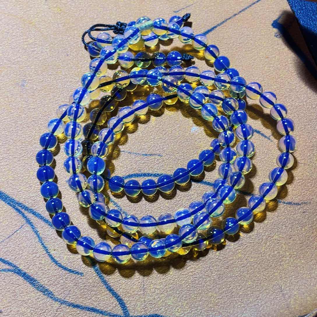 蓝珀裸石未镶嵌异色珀5加108