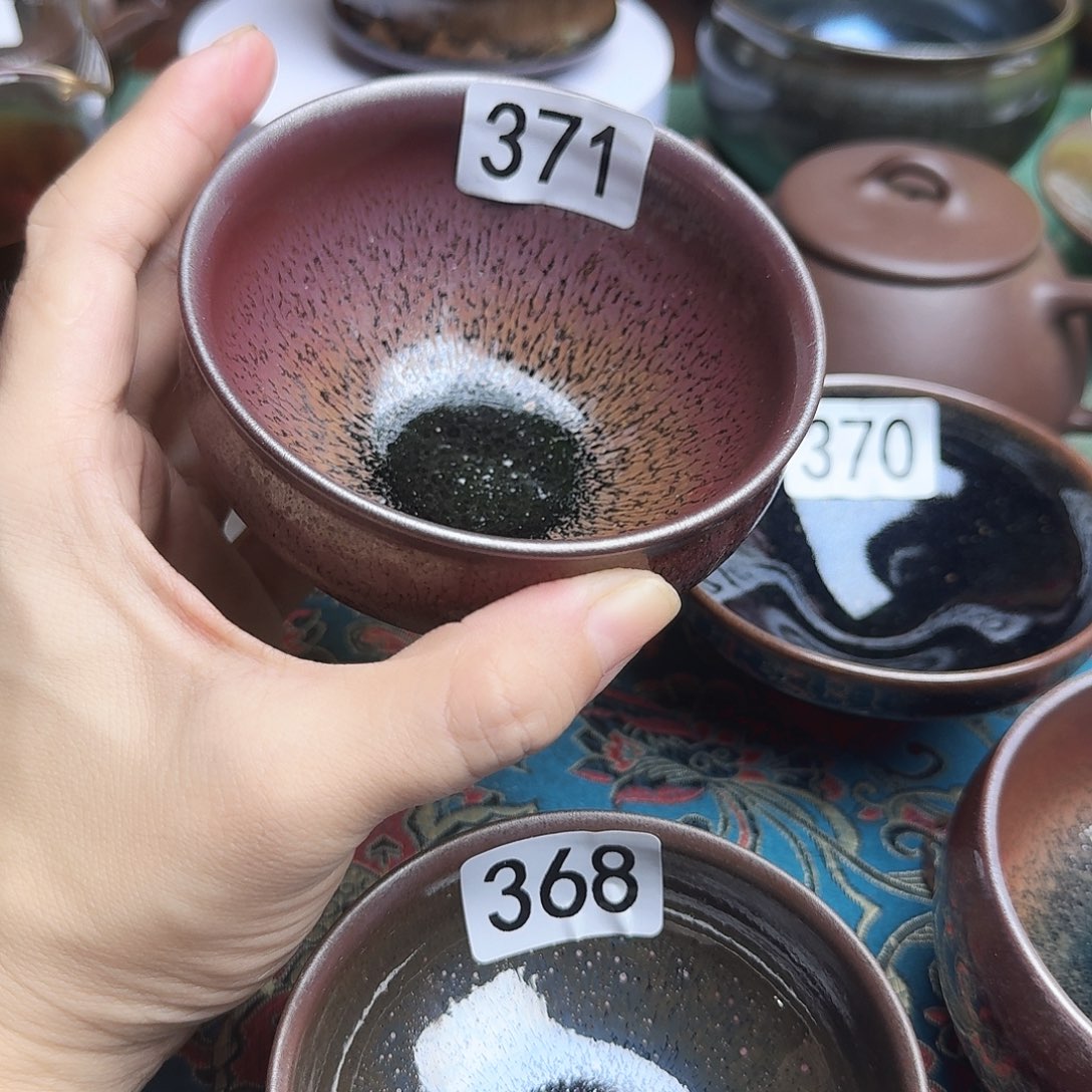 茶盏371秋罗柴烧手工主人杯福利杯无礼盒