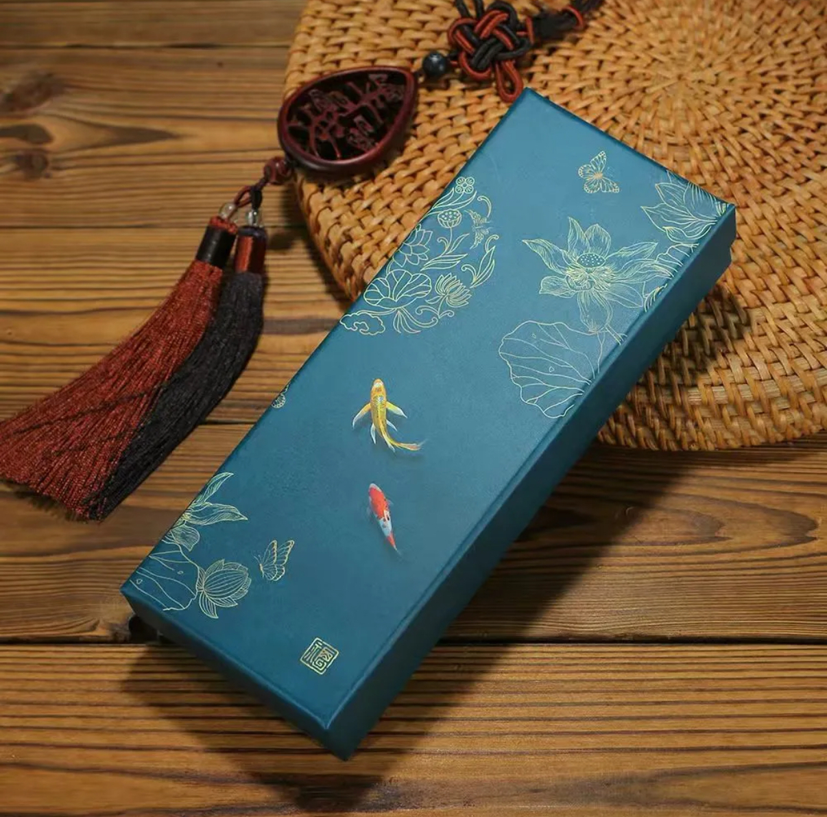 圆形刺绣盒 （代拍链接）编号154