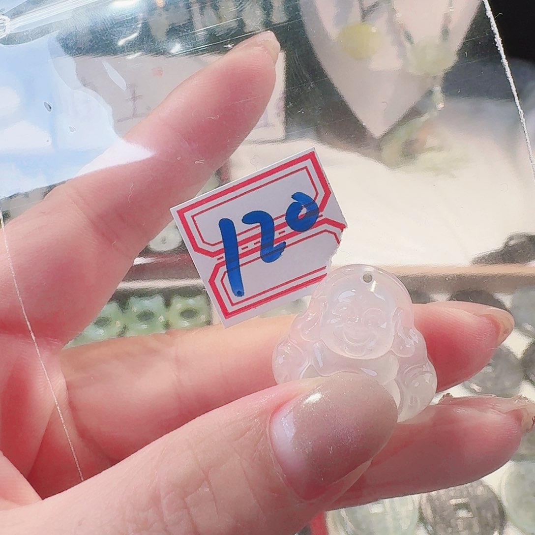 蛇纹石玉颈饰合金精美礼品