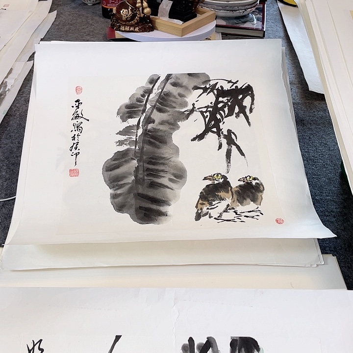 国画张圣敏先生纯手绘作品