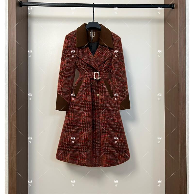 【楠楠】秋冬气质小香风设计师中长款羽绒服轻奢女 GS-57739