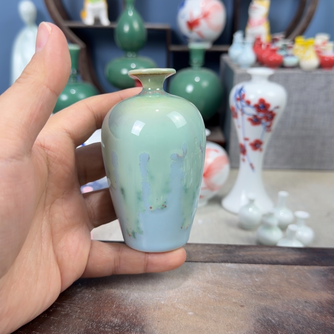 陶瓷手工小花器摆件