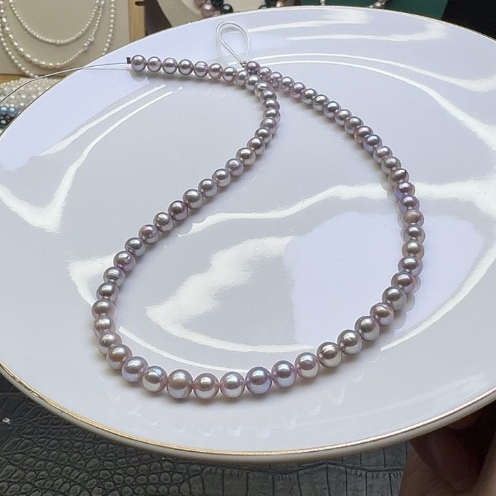 淡水珍珠耳饰合金