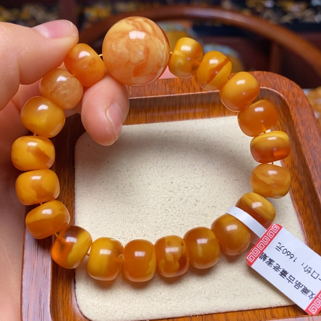 【闪购商品】蜜蜡手链未镶嵌手串