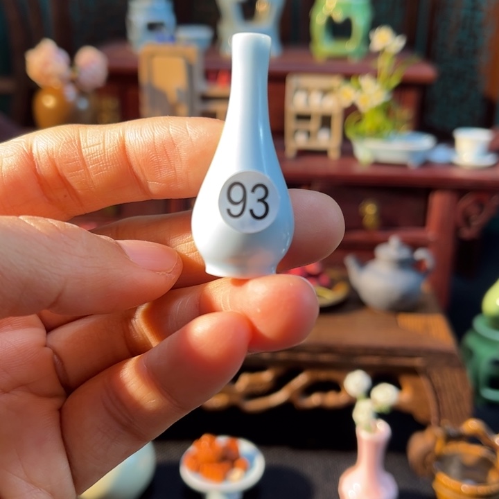 摆件微陶老王迷你花瓶