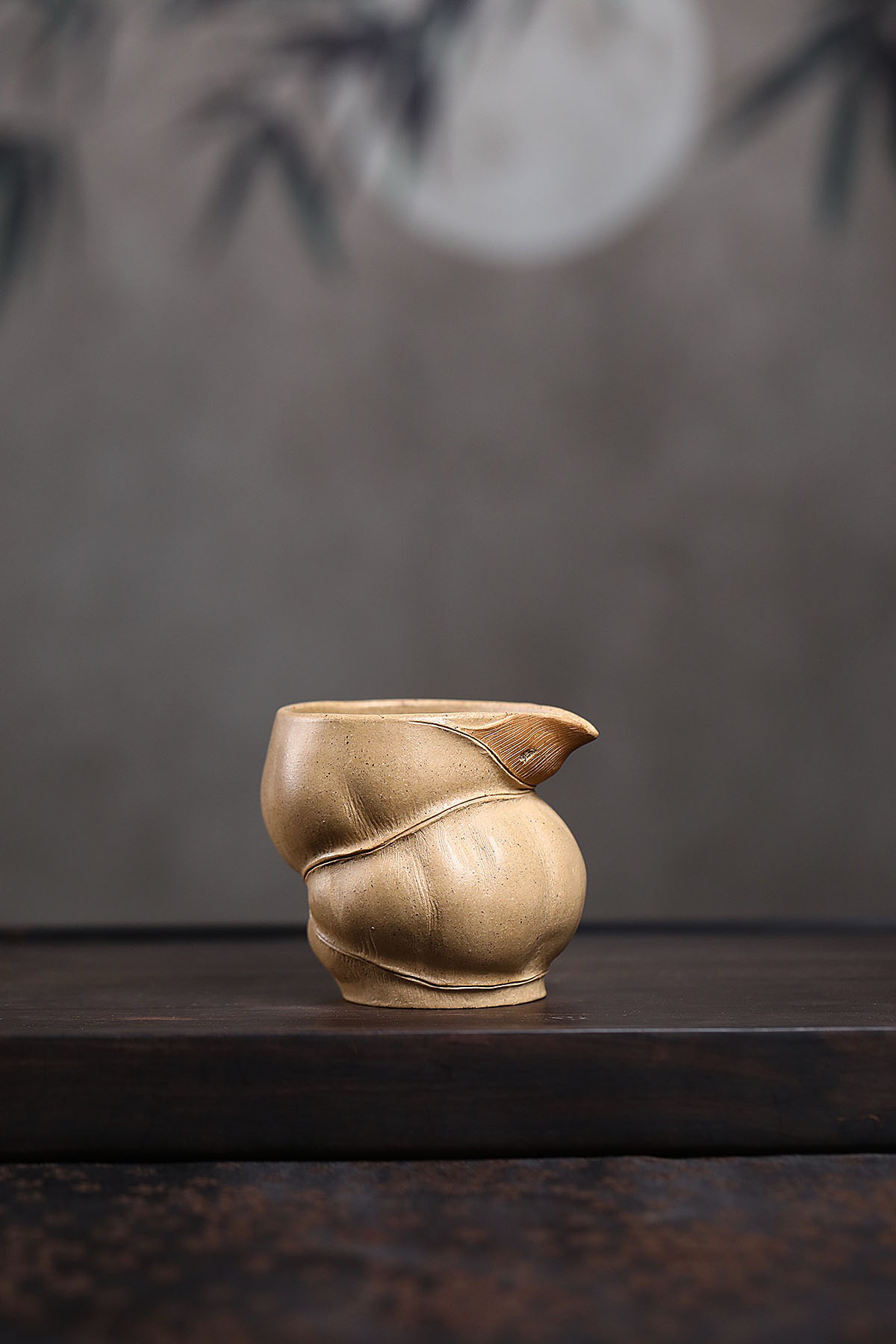 原矿本山绿泥手工优雅风紫砂公道杯分茶器