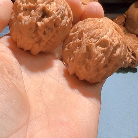 文玩核桃把件芭蕉扇40