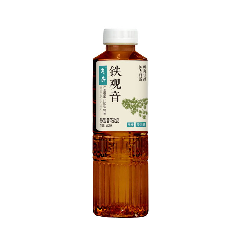 【铁观音 一瓶装】悦享客0糖中式健康养生茶熬夜救星520ml*1瓶