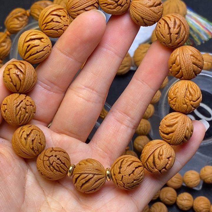 吊坠桃核秦岭龙纹15尺寸