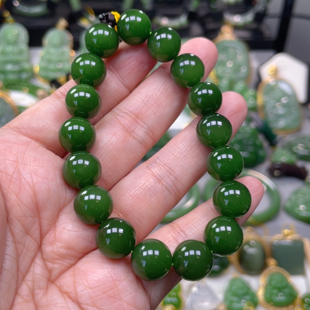 未镶嵌手串和田玉（碧玉）