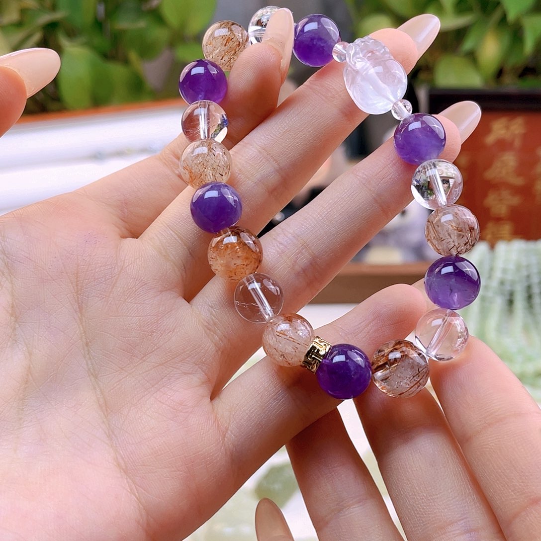 小***帽水晶手链未镶嵌……