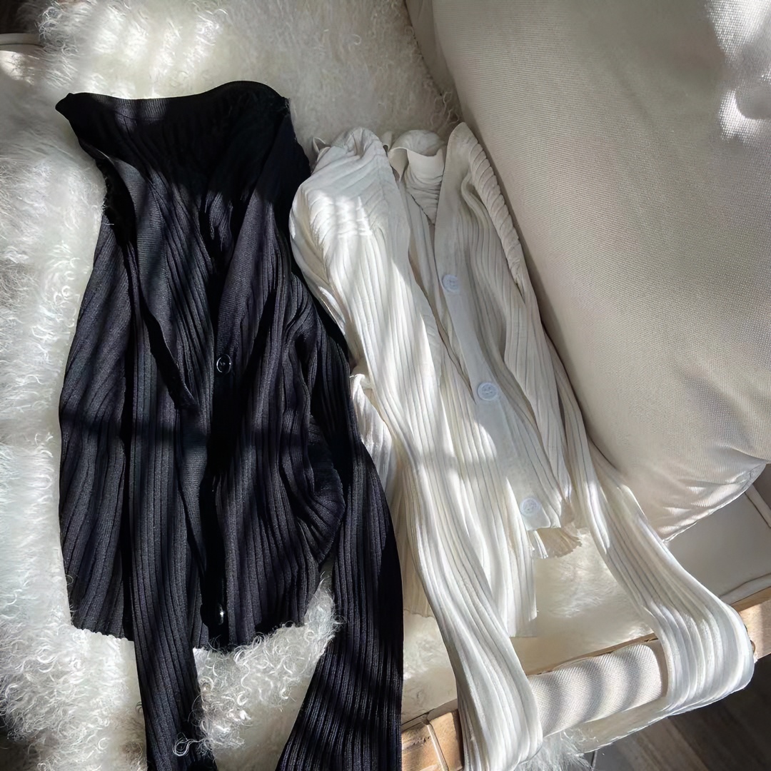 LUOLUOZ【仅开衫】LUOLUOZ百搭通勤针织衫开衫8297时尚