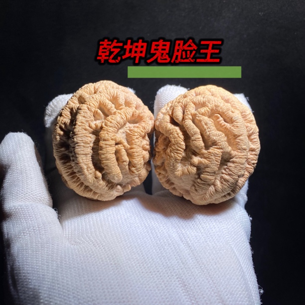 鬼脸王 印度尼西亚乾坤鬼脸核桃 粗棱霸气 防摔防裂防水防风 