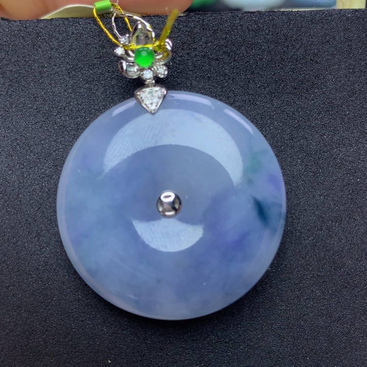 翡翠手链18K金镶嵌翡翠