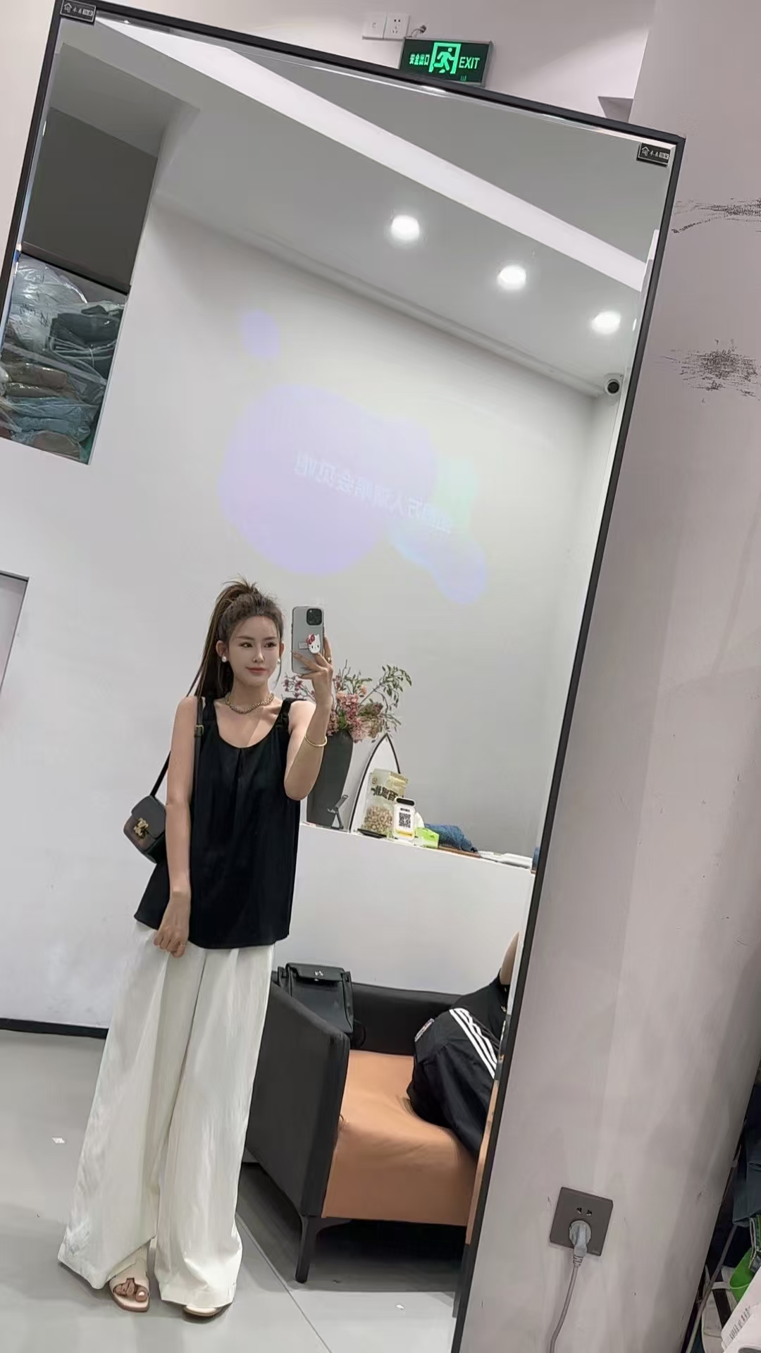 休闲风气质上衣休闲慵懒风INS风宽松时尚套装8095