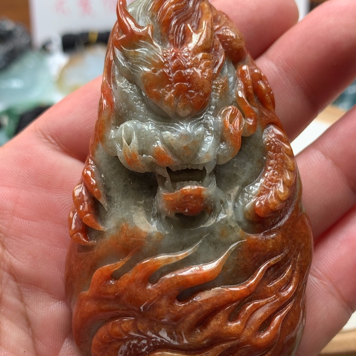 翡翠颈饰未镶嵌保真天然a货翡翠