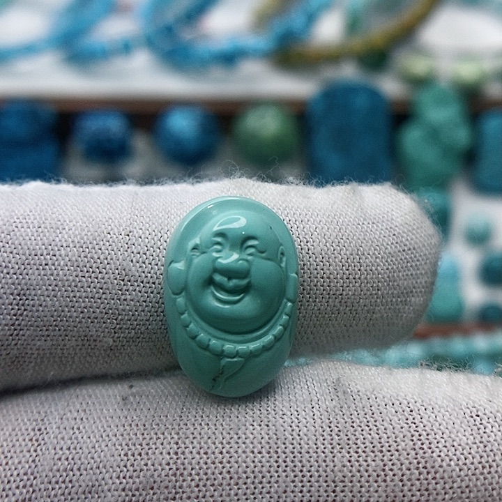 绿松石珠宝奇石未镶嵌