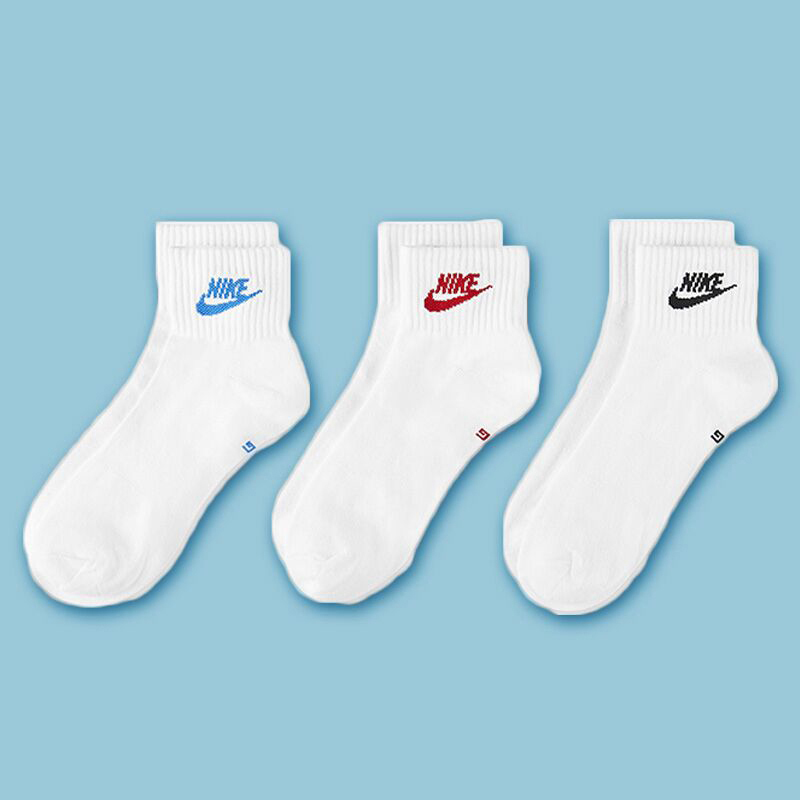 【流光风】NIKE耐克2025新款男袜女袜运动休闲袜三双装针织袜子短袜