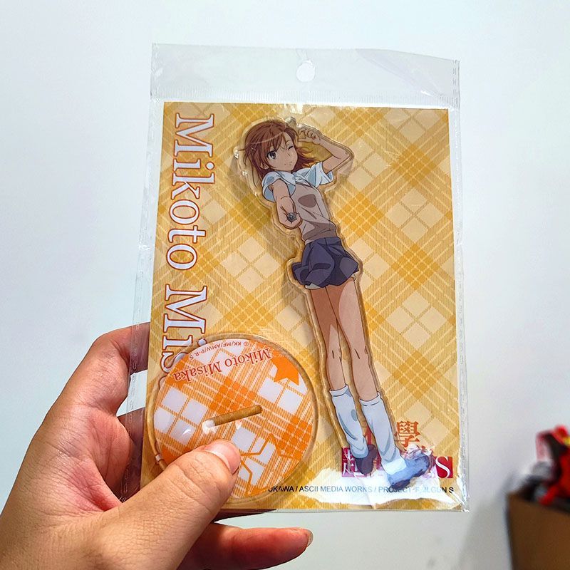 正版 科学超电磁炮S亚克力立牌 御坂美琴 官谷 周边暴蒙