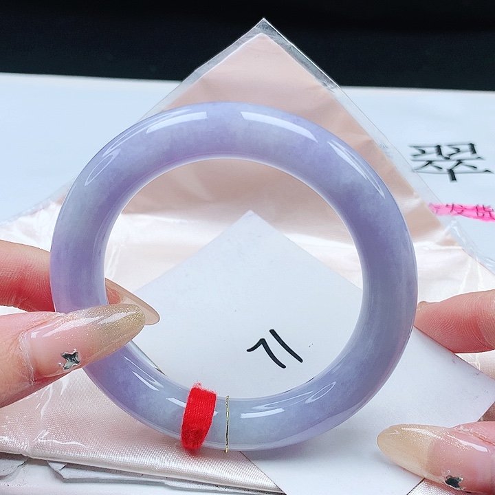 翡翠手镯未镶嵌56.2 圆条