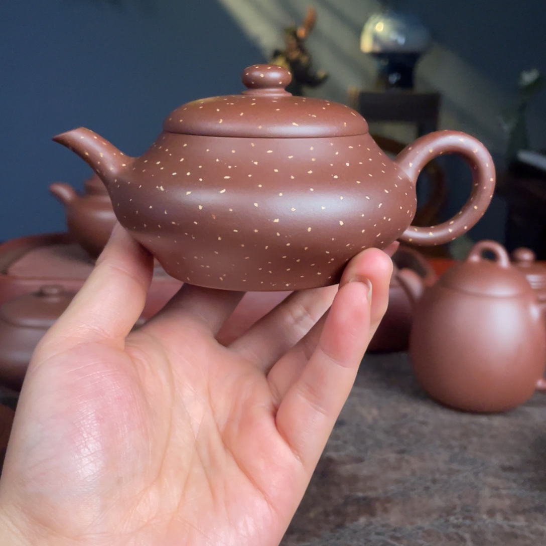 々***々茶壶紫砂余志江扁灯