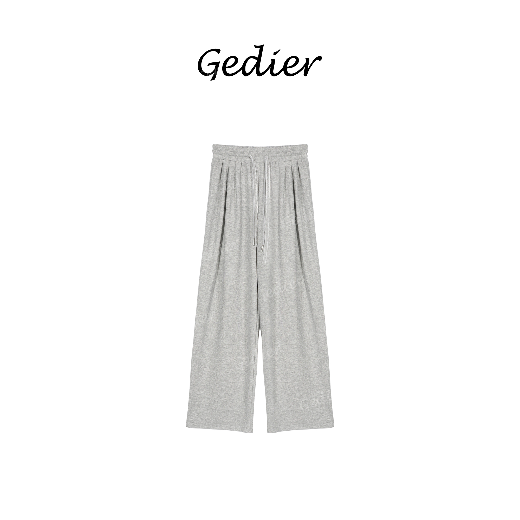 【歌蒂尔】2025夏新品简约高级纯色休闲长裤 KG520306Y