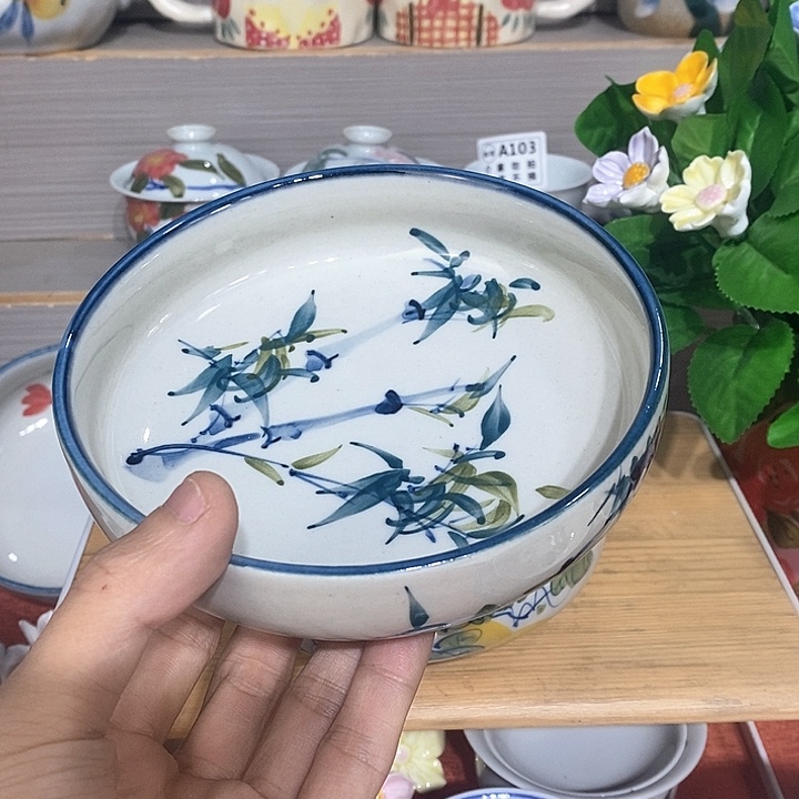 禾泥陶器手工手绘